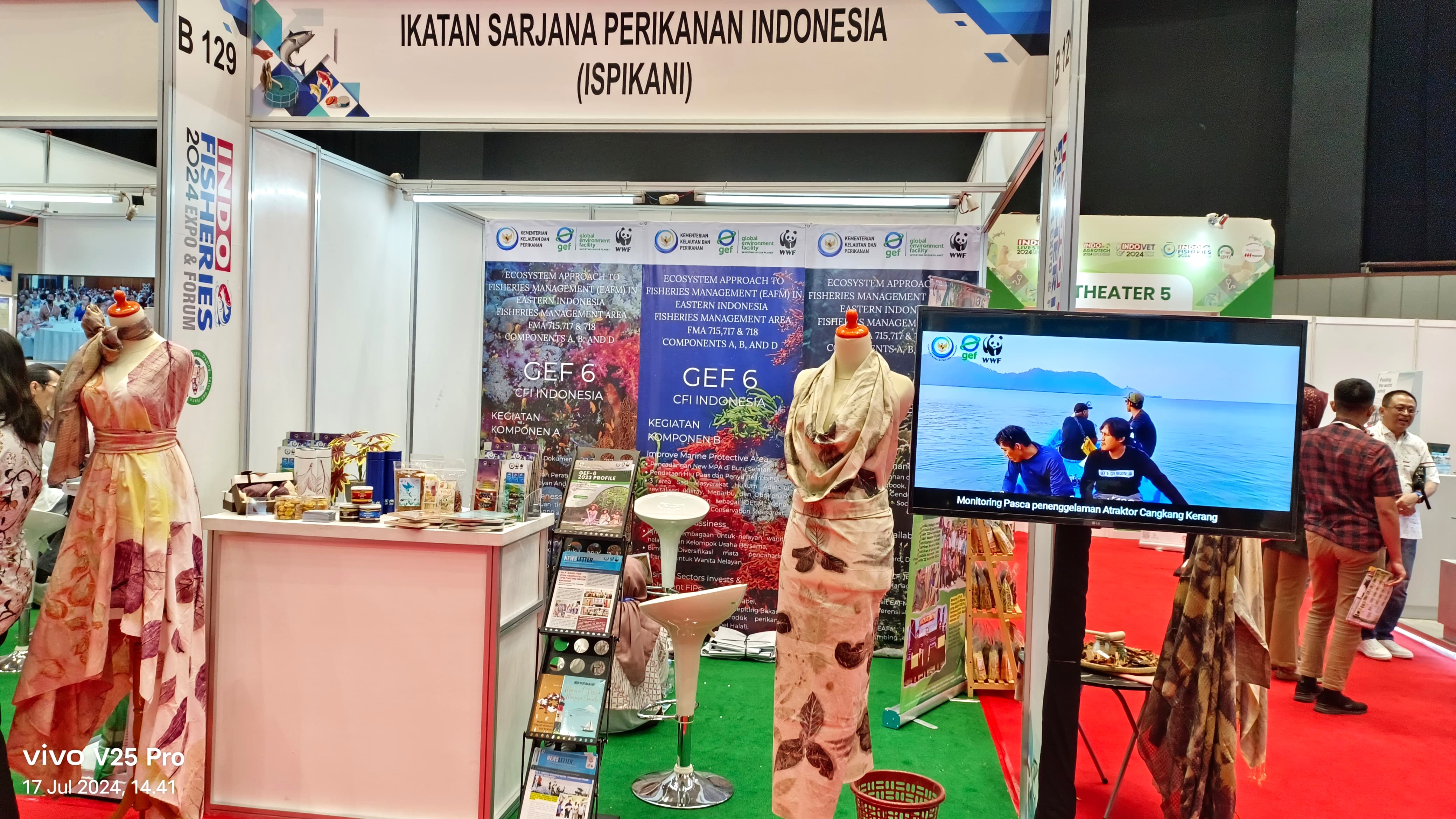 GEF 6 CFI Indonesia mengikuti pameran dan forum internasional Indo Livestock dan Indo Feed ke-17, Indo Fisheries ke-14, Indo Dairy ke-15, Indo Agrotech ke-3, dan Indo Vet ke-4 selama 3 hari 17-19 Juli 2024 di JCC-Senayan